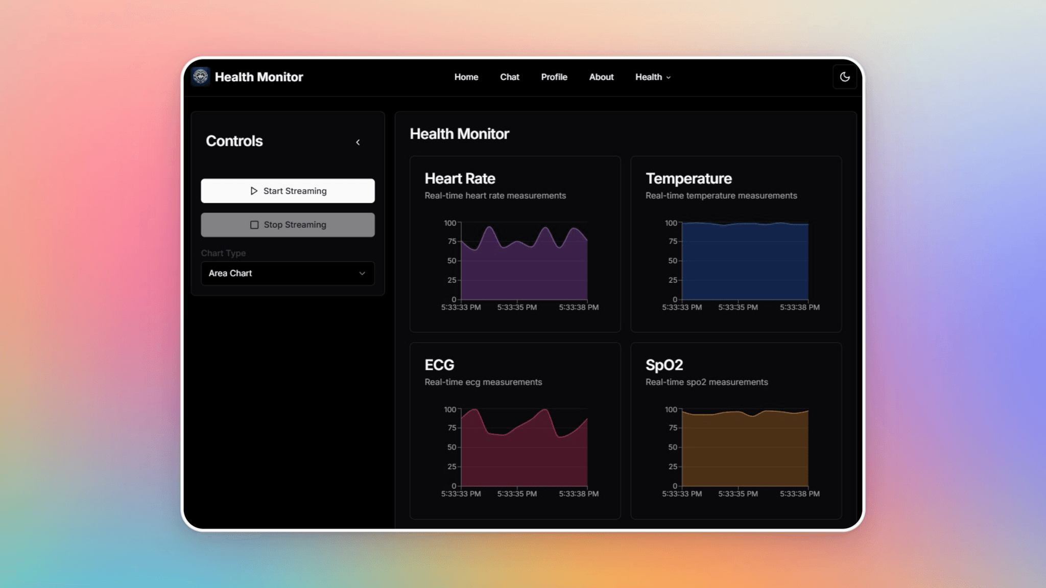 Real-Time Health Monitoring